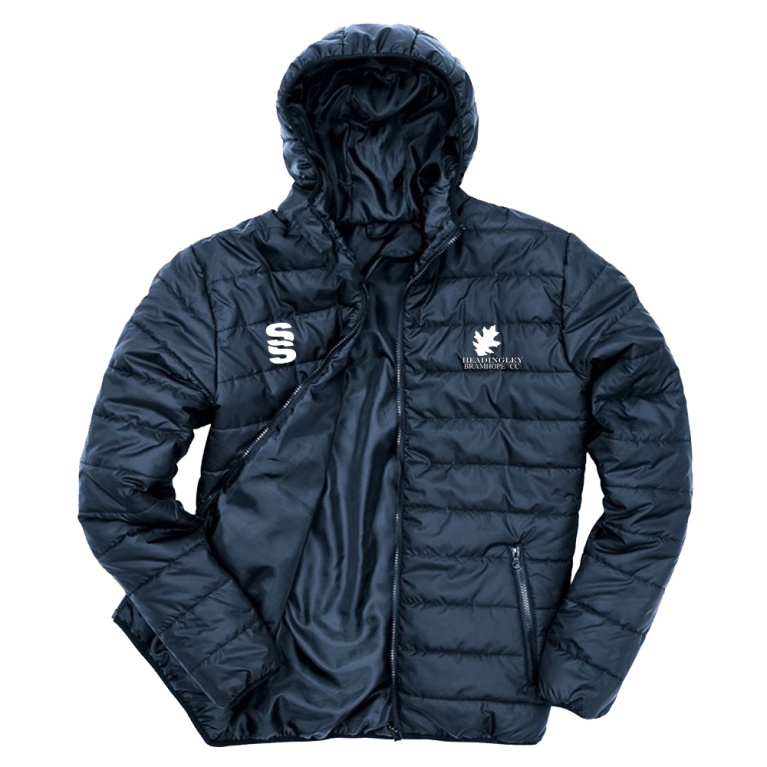 HEADINGLEY BRAMHOPE CC Supersoft Padded Jacket : Navy